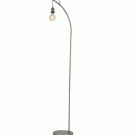Lexi Lighting-Mykki Floor Lamp - Anique Brass